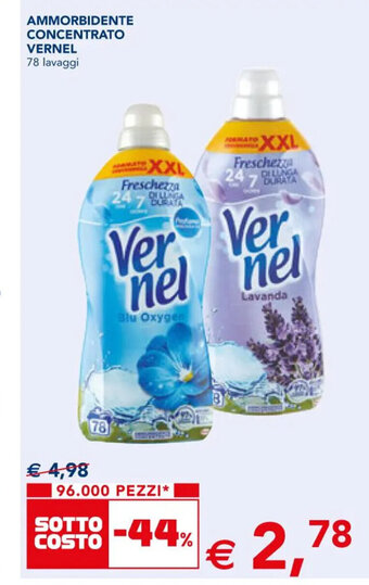 Esselunga AMMORBIDENTE CONCENTRATO VERNEL 78 lavaggi offerta