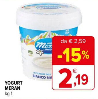 Iperal YOGURT MERAN kg 1 offerta