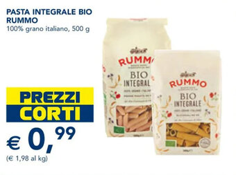 Esselunga PASTA INTEGRALE BIO RUMMO 500 g offerta