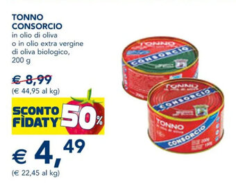 Esselunga TONNO CONSORCIO 200 g offerta