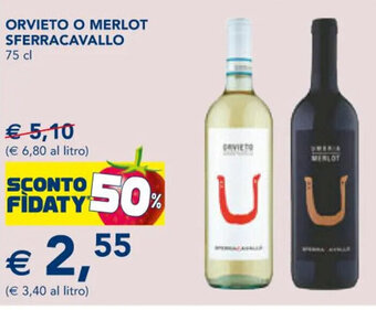ORVIETO O MERLOT SFERRACAVALLO 75 cl