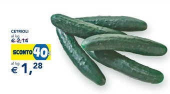 Esselunga CETRIOLI offerta