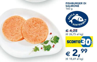 Esselunga FISHBURGER DI SALMONE 160 g offerta