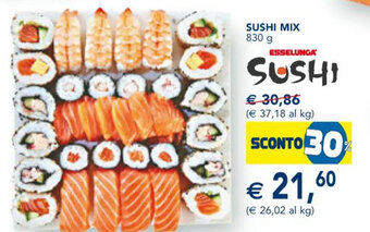 Esselunga SUSHI 830 g offerta