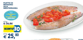 Esselunga FILETTO DI BRANZINO ALLA MEDITERRANEA offerta