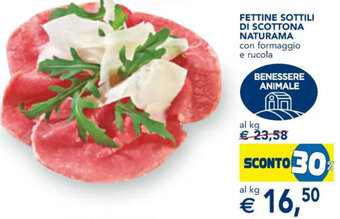 Esselunga FETTINE SOTTILI DI SCOTTONA NATURAMA offerta