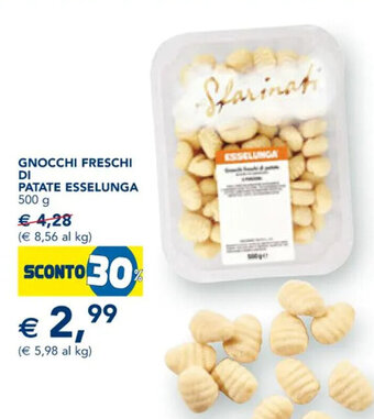 Esselunga GNOCCHI FRESCHI DI PATATE ESSELUNGA 500 g offerta