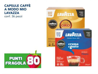 Esselunga CAPSULE CAFFÈ A MODO MIO LAVAZZA conf. 36 pezzi offerta