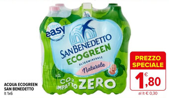Iperal ACQUA ECOGREEN SAN BENEDETTO It 1x6 offerta