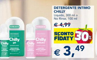 Esselunga DETERGENTE INTIMO CHILLY 300ml/100ml offerta