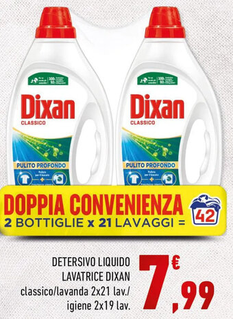 Conad Superstore DETERSIVO LIQUIDO LAVATRICE DIXAN offerta