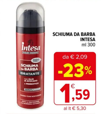 SCHIUMA DA BARBA INTESA ml 300