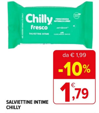 Iperal SALVIETTINE INTIME CHILLY offerta