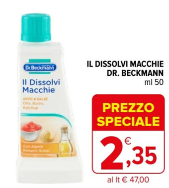 IL DISSOLVI MACCHIE DR. BECKMANN ml 50