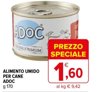 Iperal ALIMENTO UMIDO PER CANE ADOC g 170 offerta