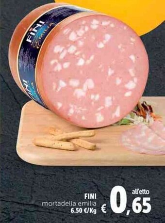 Deco Supermercati FINI mortadella emilia offerta