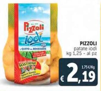 Deco Supermercati PIZZOLI patate iodi kg 1,25 offerta