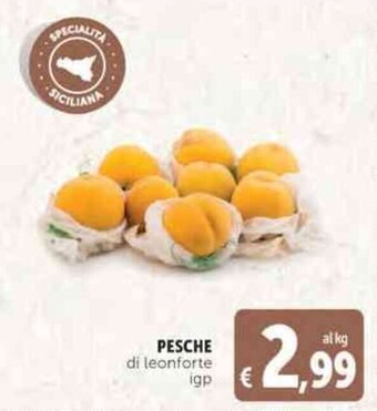 Deco Supermercati PESCHE di leonforte igp offerta