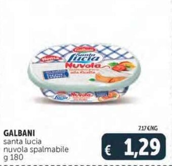 Deco Supermercati GALBANI santa lucia nuvola spalmabile g 180 offerta