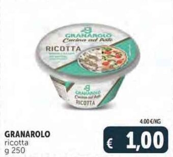 Deco Supermercati GRANAROLO ricotta g 250 offerta