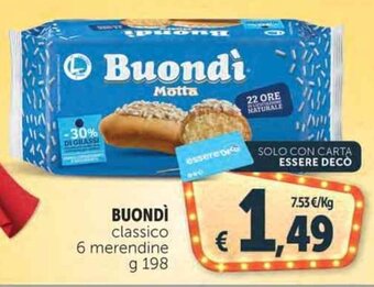 Deco Supermercati BUONDÌ classico 6 merendine g 198 offerta