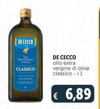 Deco Supermercati DE CECCO olio extra vergine di oliva classico - l 1 offerta