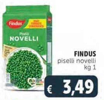 Deco Supermercati FINDUS piselli novelli kg 1 offerta