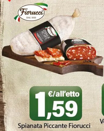 Conad Superstore Fiorucci Spianata Piccante Fiorucci offerta