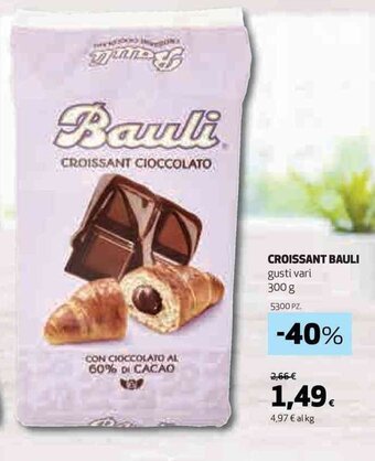 Coop CROISSANT BAULI gusti vari 300 g offerta