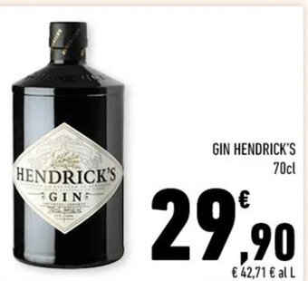 GIN HENDRICK'S 70cl