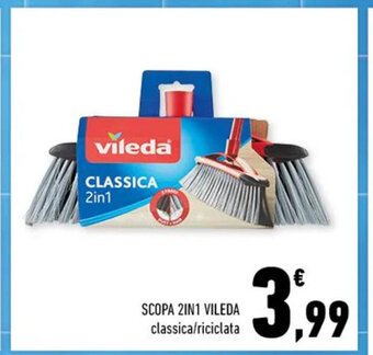 Conad Superstore SCOPA 2IN1 VILEDA classica/riciclata offerta