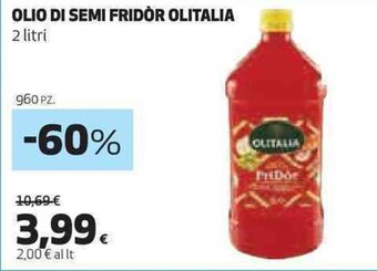Coop OLIO DI SEMI FRIDÒR OLITALIA 2 litri offerta