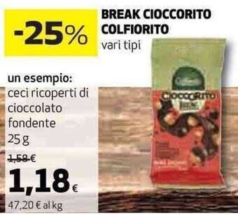 Coop BREAK CIOCCORITO COLFIORITO 25 g offerta