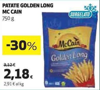 Coop PATATE GOLDEN LONG MC CAIN 750 g offerta