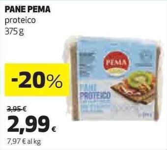 Coop PANE PEMA proteico 375 g offerta