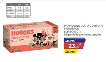 Bimbo Store Huggies pannolino ultra comfort megapack offerta