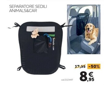 Norauto Separatore sedili animals&car offerta