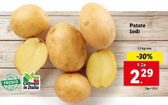 Lidl Patate Iodi 1,5 kg rete offerta