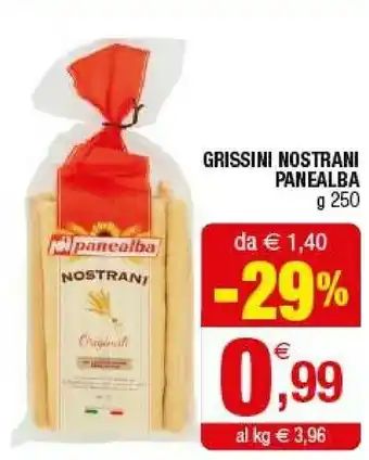 Iperal Panealba Grissini Nostrani 250 G offerta