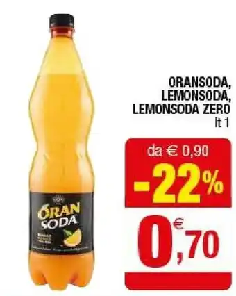 Iperal Freedea Oransoda/ Lemonsoda/ Lemonsoda Zero 1 Lt offerta