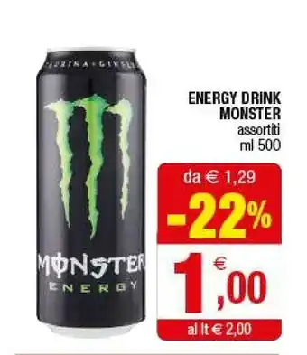 Iperal Monster Energy Drink 500 Ml offerta