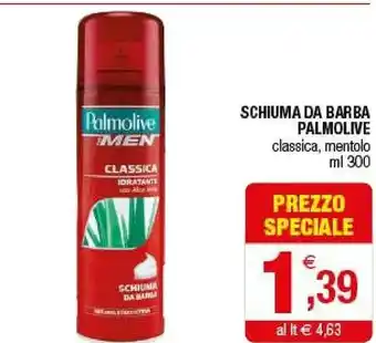 Iperal Palmolive Schiuma Da Barba Classica/ Mentolo 300 Ml offerta
