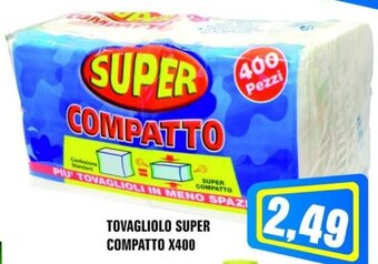 TOVAGLIOLO SUPER COMPATTO X400