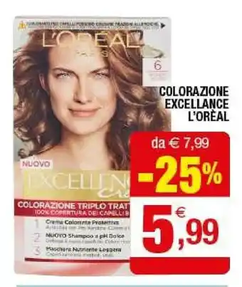 Iperal L'Oreal Colorazione Excellence offerta
