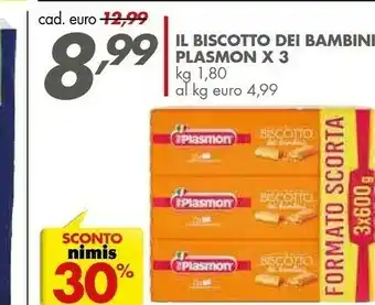 Plasmon Il Biscotto Dei Bambini