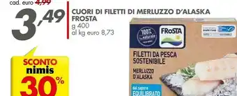 Italmark Frosta - Cuori Di Filetti Di Merluzzo 400 G(ml) offerta