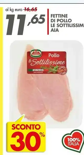 Italmark Aia Sottilissime Di Filetti Di Pollo Italiano offerta