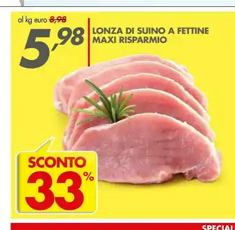 Italmark Lonza Di Suino A Fettine Maxi Risparmio offerta