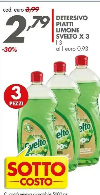 Italmark Svelto Detersivo Piatti Limone offerta