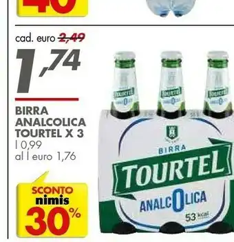 Italmark Tourtel Birra Analcolica offerta
